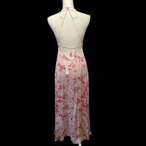 Poupette St Barth Denise Dress in Pink Macro 70's Garden